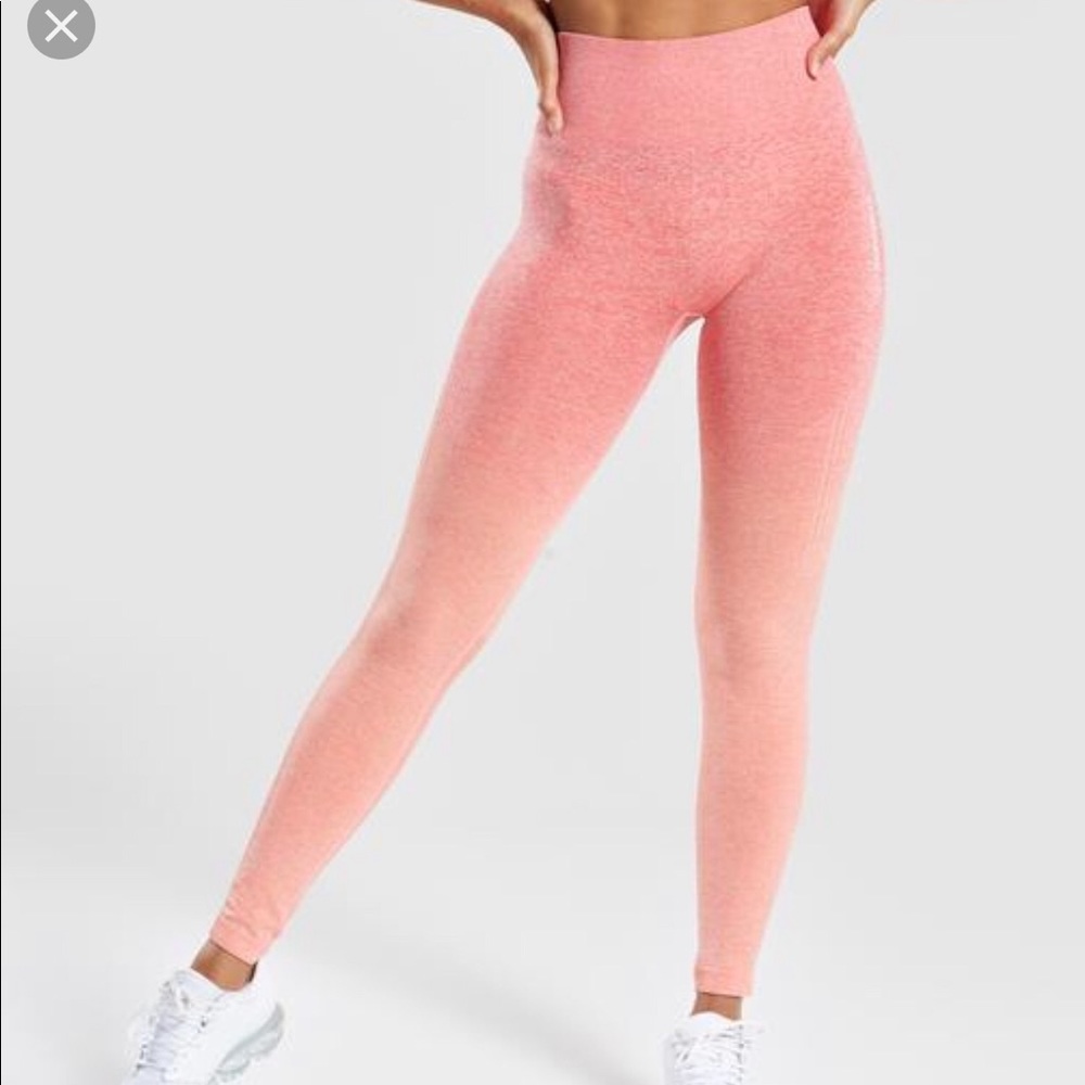 NWOT Gymshark ombré leggings coral